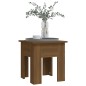 vidaXL Mesa de centro madera de ingeniería marrón roble 40x40x42 cm vidaXL Mesa de centro madera de ingeniería marrón roble 40x40x42 cm