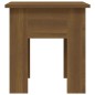 vidaXL Mesa de centro madera de ingeniería marrón roble 40x40x42 cm vidaXL Mesa de centro madera de ingeniería marrón roble 40x40x42 cm