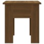 vidaXL Mesa de centro madera de ingeniería marrón roble 40x40x42 cm vidaXL Mesa de centro madera de ingeniería marrón roble 40x40x42 cm