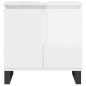 vidaXL Armario de baño madera de ingeniería blanco brillo 58x33x60 cm vidaXL Armario de baño madera de ingeniería blanco brillo 58x33x60 cm