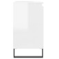vidaXL Armario de baño madera de ingeniería blanco brillo 58x33x60 cm vidaXL Armario de baño madera de ingeniería blanco brillo 58x33x60 cm