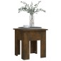 vidaXL Mesa de centro madera de ingeniería roble ahumado 40x40x42 cm vidaXL Mesa de centro madera de ingeniería roble ahumado 40x40x42 cm