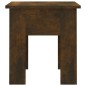 vidaXL Mesa de centro madera de ingeniería roble ahumado 40x40x42 cm vidaXL Mesa de centro madera de ingeniería roble ahumado 40x40x42 cm