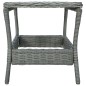 vidaXL Set muebles jardín 3 pzas ratán sintético gris claro y cojines vidaXL Set muebles jardín 3 pzas ratán sintético gris claro y cojines