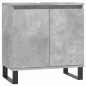 vidaXL Armario de baño madera de ingeniería gris hormigón 58x33x60 cm