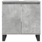 vidaXL Armario de baño madera de ingeniería gris hormigón 58x33x60 cm