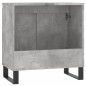 vidaXL Armario de baño madera de ingeniería gris hormigón 58x33x60 cm