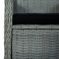 vidaXL Set muebles jardín 3 pzas ratán sintético gris claro y cojines vidaXL Set muebles jardín 3 pzas ratán sintético gris claro y cojines