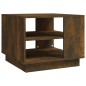 vidaXL Mesa de centro madera de ingeniería roble ahumado 55x55x43 cm vidaXL Mesa de centro madera de ingeniería roble ahumado 55x55x43 cm