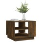 vidaXL Mesa de centro madera de ingeniería roble ahumado 55x55x43 cm vidaXL Mesa de centro madera de ingeniería roble ahumado 55x55x43 cm
