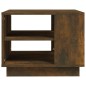 vidaXL Mesa de centro madera de ingeniería roble ahumado 55x55x43 cm vidaXL Mesa de centro madera de ingeniería roble ahumado 55x55x43 cm