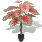 vidaXL Planta caladium artificial con macetero 85 cm verde vidaXL Planta caladium artificial con macetero 85 cm verde