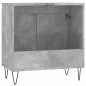 vidaXL Armario de baño madera de ingeniería gris hormigón 58x33x60 cm
