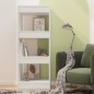 vidaXL Estantería/divisor madera ingeniería blanco brillo 40x30x103 cm vidaXL Estantería/divisor madera ingeniería blanco brillo 40x30x103 cm