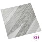 vidaXL Lamas para suelo autoadhesivas 55 uds PVC 5,11 m² gris rayas
