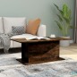 vidaXL Mesa de centro madera de ingeniería roble ahumado 102x55,5x40cm vidaXL Mesa de centro madera de ingeniería roble ahumado 102x55,5x40cm