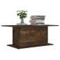 vidaXL Mesa de centro madera de ingeniería roble ahumado 102x55,5x40cm vidaXL Mesa de centro madera de ingeniería roble ahumado 102x55,5x40cm