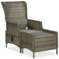 vidaXL Set de comedor jardín 9 piezas cojines ratán sintético marrón vidaXL Set de comedor jardín 9 piezas cojines ratán sintético marrón