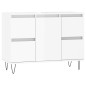vidaXL Mueble de baño madera de ingeniería blanco brillo 80x33x60 cm vidaXL Mueble de baño madera de ingeniería blanco brillo 80x33x60 cm