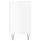vidaXL Mueble de baño madera de ingeniería blanco brillo 80x33x60 cm vidaXL Mueble de baño madera de ingeniería blanco brillo 80x33x60 cm
