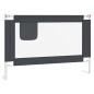 vidaXL Barandilla de seguridad cama de niño gris oscuro tela 100x25 cm vidaXL Barandilla de seguridad cama de niño gris oscuro tela 100x25 cm