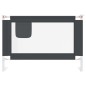 vidaXL Barandilla de seguridad cama de niño gris oscuro tela 100x25 cm vidaXL Barandilla de seguridad cama de niño gris oscuro tela 100x25 cm