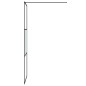 vidaXL Mampara de ducha vidrio ESG semiesmerilado negro 80x195 cm vidaXL Mampara de ducha vidrio ESG semiesmerilado negro 80x195 cm