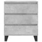 vidaXL Aparador de madera contrachapada gris hormigón 60x35x70 cm vidaXL Aparador de madera contrachapada gris hormigón 60x35x70 cm