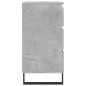 vidaXL Aparador de madera contrachapada gris hormigón 60x35x70 cm vidaXL Aparador de madera contrachapada gris hormigón 60x35x70 cm