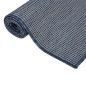 vidaXL Alfombra de exterior de tejido plano azul 80x150 cm