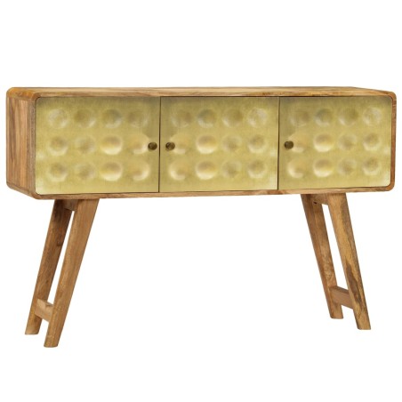 vidaXL Aparador de madera maciza de mango 120x30x80 cm