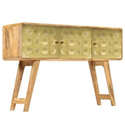 vidaXL Aparador de madera maciza de mango 120x30x80 cm