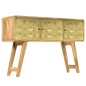 vidaXL Aparador de madera maciza de mango 120x30x80 cm