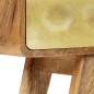 vidaXL Aparador de madera maciza de mango 120x30x80 cm