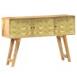vidaXL Aparador de madera maciza de mango 120x30x80 cm