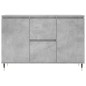 vidaXL Aparador de madera de ingeniería gris hormigón 104x35x70 cm vidaXL Aparador de madera de ingeniería gris hormigón 104x35x70 cm