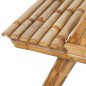 vidaXL Mesa de pícnic de bambú 115x115x81 cm vidaXL Mesa de pícnic de bambú 115x115x81 cm