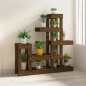 vidaXL Soporte plantas madera maciza pino marrón miel 92x25x97 cm vidaXL Soporte plantas madera maciza pino marrón miel 92x25x97 cm