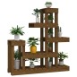 vidaXL Soporte plantas madera maciza pino marrón miel 92x25x97 cm vidaXL Soporte plantas madera maciza pino marrón miel 92x25x97 cm
