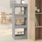 vidaXL Estantería/divisor madera ingeniería gris Sonoma 40x30x103 cm vidaXL Estantería/divisor madera ingeniería gris Sonoma 40x30x103 cm