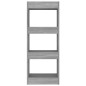 vidaXL Estantería/divisor madera ingeniería gris Sonoma 40x30x103 cm vidaXL Estantería/divisor madera ingeniería gris Sonoma 40x30x103 cm