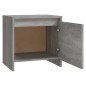 vidaXL Mesita de noche madera de ingeniería gris Sonoma 45x34x44,5 cm