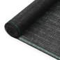 vidaXL Toldo para pista de tenis HDPE 1,8x50 m negro vidaXL Toldo para pista de tenis HDPE 1,8x50 m negro