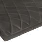 vidaXL Sillas voladizas de comedor 4 unidades cuero auténtico gris vidaXL Sillas voladizas de comedor 4 unidades cuero auténtico gris