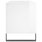 vidaXL Mueble discos madera contrachapada blanco brillo 100x38x48 cm vidaXL Mueble discos madera contrachapada blanco brillo 100x38x48 cm