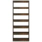 vidaXL Estantería/divisor madera ingeniería roble ahumado 80x30x198 cm