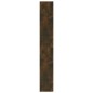 vidaXL Estantería/divisor madera ingeniería roble ahumado 80x30x198 cm