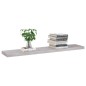 vidaXL Estante flotante pared 4 uds MDF gris hormigón 120x23,5x3,8 cm