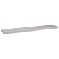 vidaXL Estante flotante pared 4 uds MDF gris hormigón 120x23,5x3,8 cm