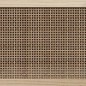 vidaXL Aparador marrón madera pino maciza y ratán natural 60x30x70 cm